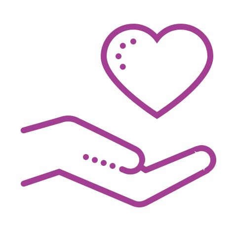 Love and care icon