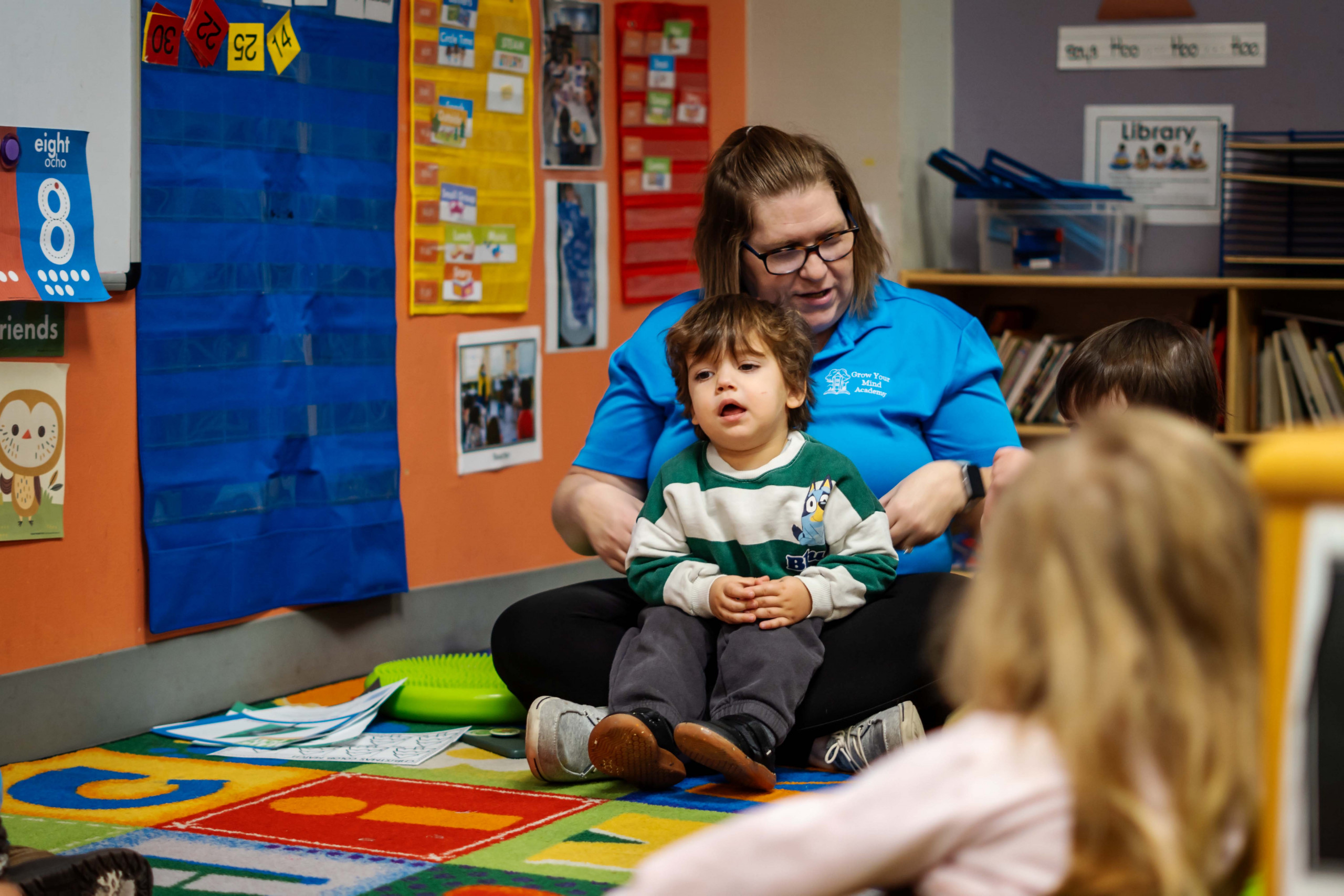A bright learning space at Grow Your Mind Academy